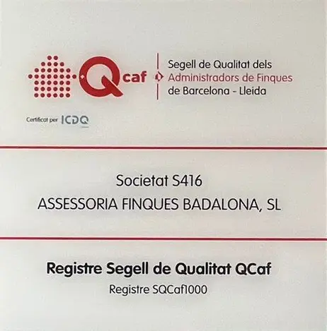 Segell de qualitat Finques Badalona